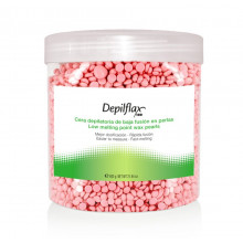 Depiflax wosk twardy do depilacji perełka 600g różowy