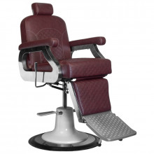 Gabbiano fotel barberski marco bordowy