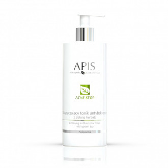 APIS Acne-Stop oczyszczający tonik antybakt. z zieloną herbatą 500ml