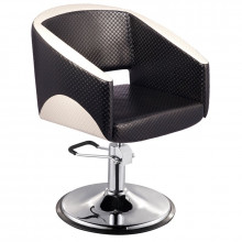 Gabbiano fotel fryzjerski paryż czarno - beżowy