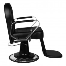 Gabbiano fotel barberski tiziano czarny