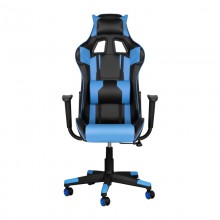 Fotel gamingowy premium 916 niebieski