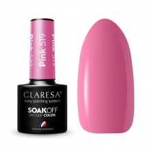 Claresa lakier hybrydowy pink 519 -5g