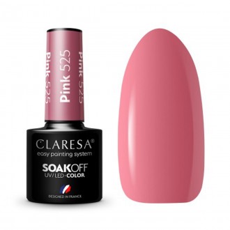 CLARESA Lakier hybrydowy PINK 525 -5g