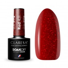 Claresa lakier hybrydowy red 431 -5g