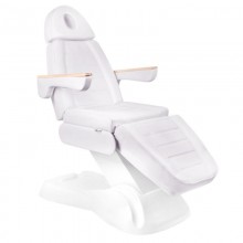 Fotel kosmetyczny elektryczny lux 3 biały