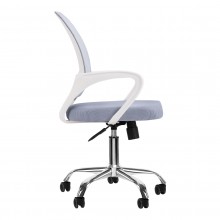 Fotel biurowy qs-c01 biało-szary