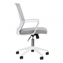 Fotel biurowy qs-11 biało-szary