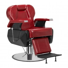 Hair system fotel barberski new york czerwony