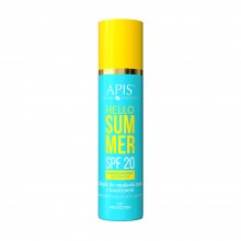 Apis hello summer aktywator spf 20, olejek do opalania ciała z karotenem 150 ml 