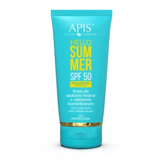 APIS Hello Summer Spf 50, Krem do opalania twarzy z nektarem komórkowym 50 ml 