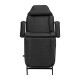 Fotel kosmetyczny 557A z kuwetami czarny