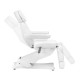 Elektryczny fotel kosmetyczny SILLON CLASSIC 3 silniki z podgrzewaniem biały