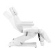 Elektryczny fotel kosmetyczny SILLON CLASSIC 3 silniki z kołyską pedi biały