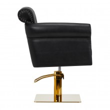 Gabbiano fotel fryzjerski berlin złoto czarny