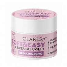 Claresa żel budujący soft&easy gel blinking pink 12 g 